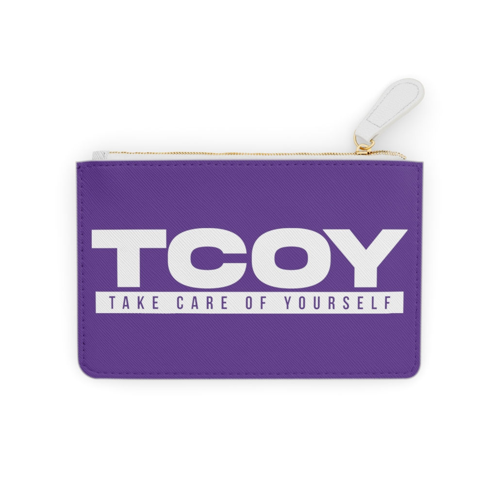 Purple Clutch Bag