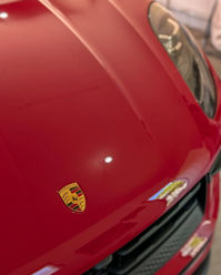 porsche with ceramic coating