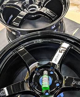rays wheels ceramic coated