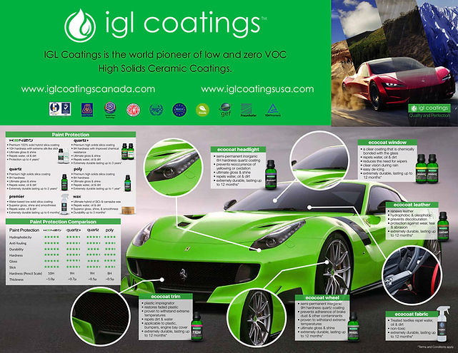 IGL ceramic coating brochure