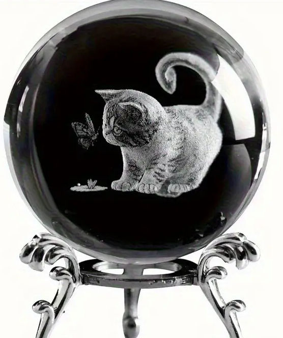 Miniatyrbild: Kristallkula Kattunge