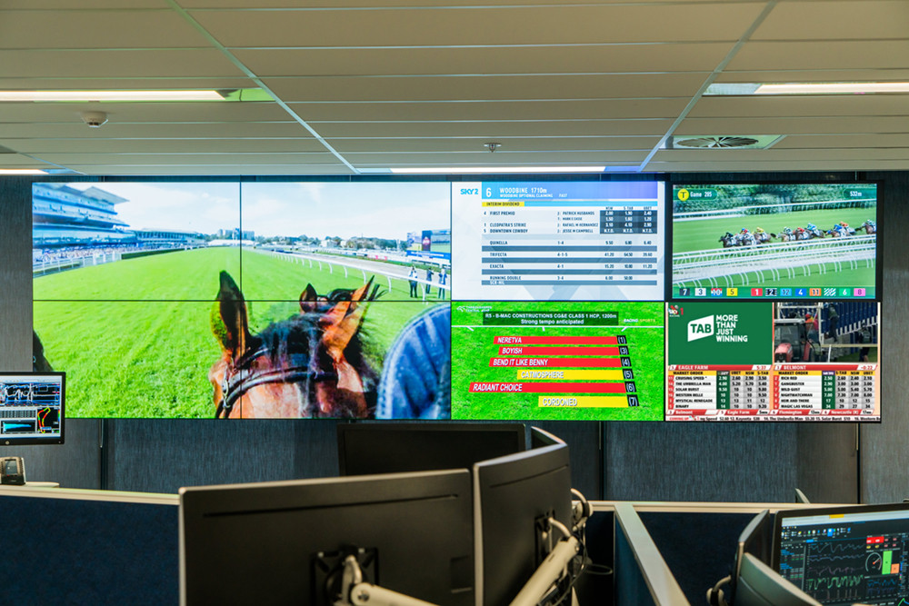 highly flexible video wall