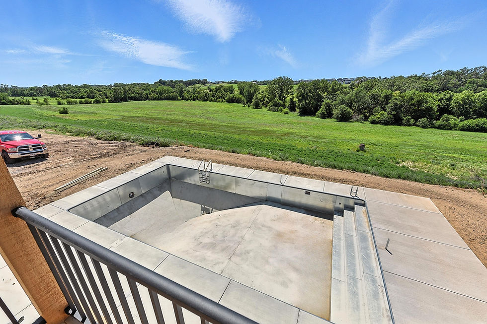Exterior of a custom home built by Empire Estates in the Omaha metro area.