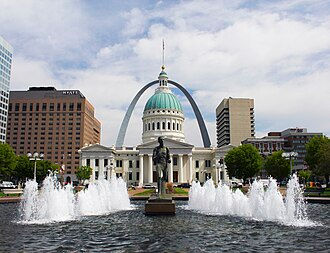 lluvias dispersas en St. Louis