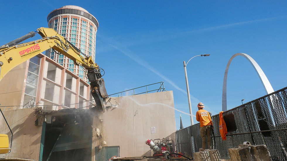 Millennium Hotel St. Louis demolition