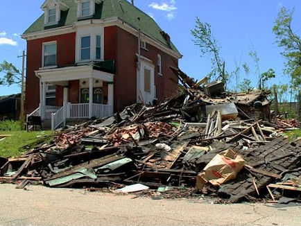 Community leaders and organizations supporting tornado recovery efforts in North St. Louis