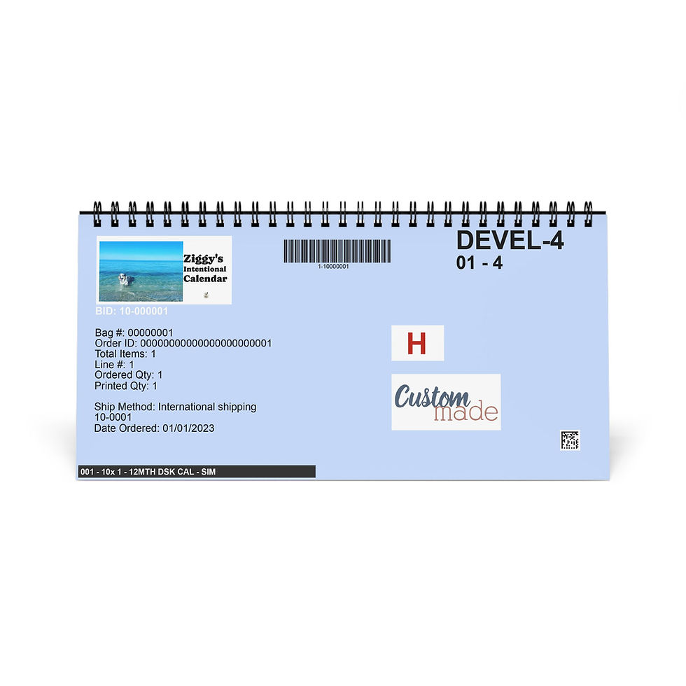 Thumbnail: Ziggy's Intentional Calendar Desktop Calendar | 2026 Grid