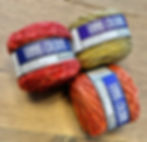 3 colour coordinated balls of Bambi yarn