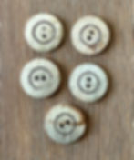 5 Light coconut buttons