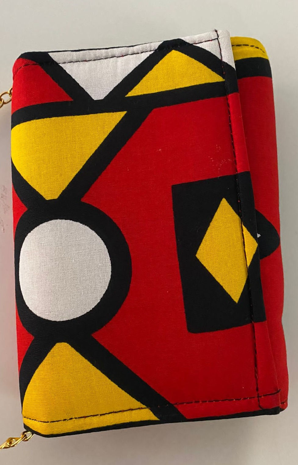 Thumbnail: Red And Yellow Ankara Mix Clutch