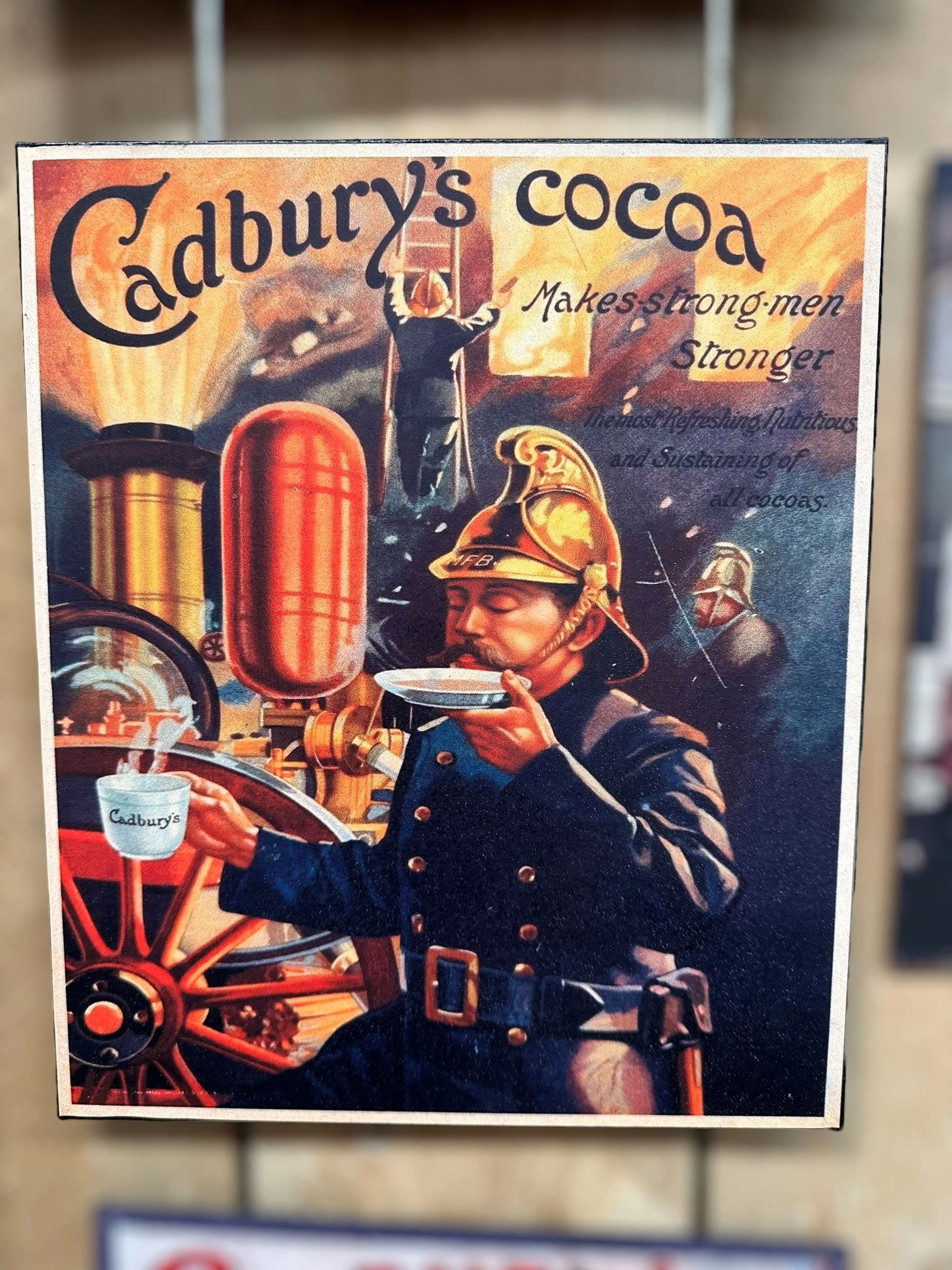 Cadbury Cocoa Sign