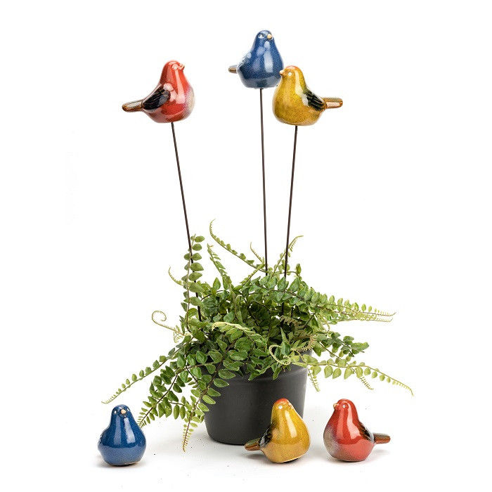 Birds On Stick Ceramic – image 2