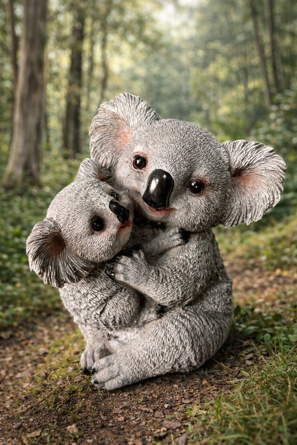 Small Koala With Baby