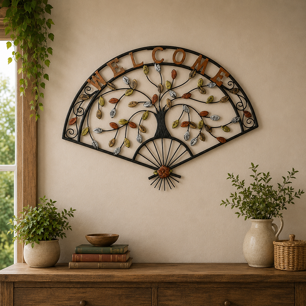 Fan Tree Wall Art