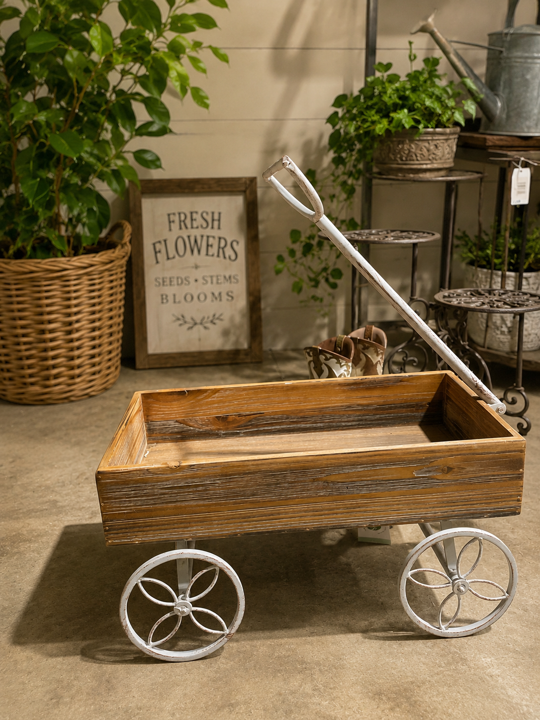Timber Flower cart