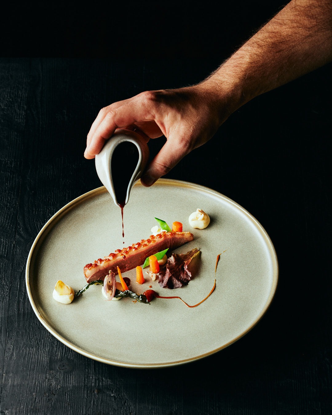 Arranged Food and Objects