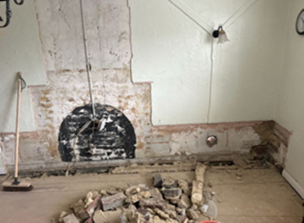 Chimney removal