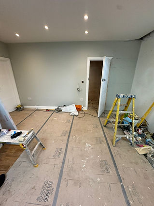 Basement conversion underway