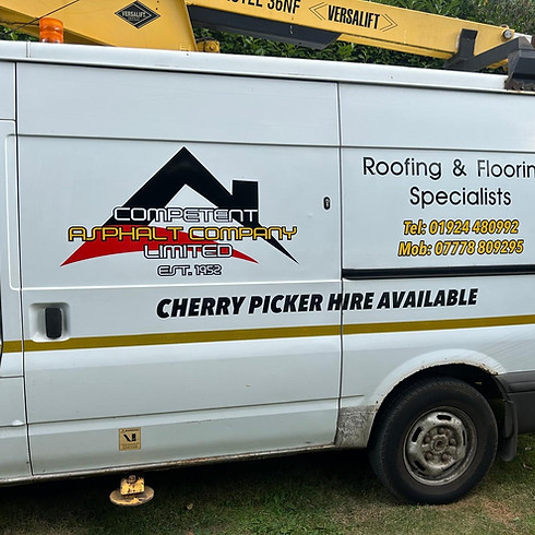 Competent Roofing Services van