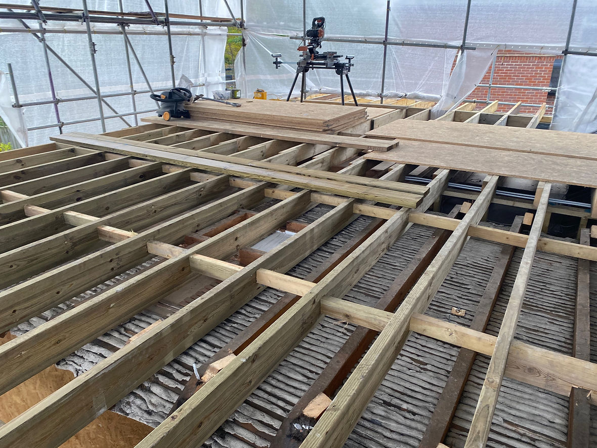 Working on a new roof