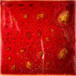 Red Ochre Glaze Tile