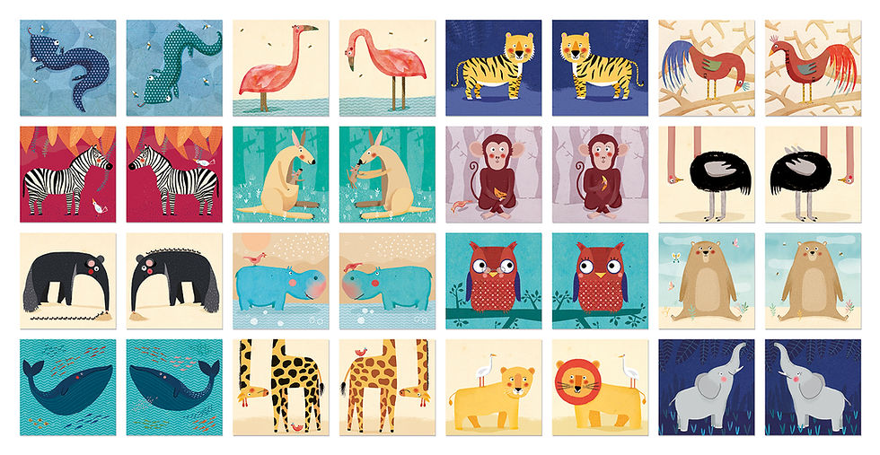 Thumbnail: Londji Wild Animals Memory Game