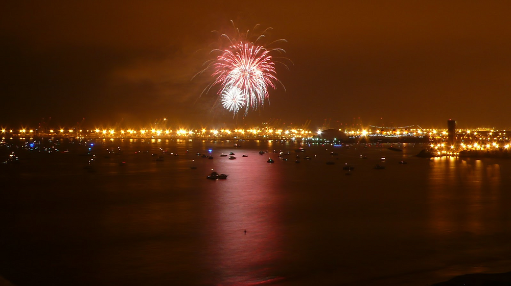 Long Beach Firework for 4th of July