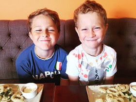 family dining at antica Italian