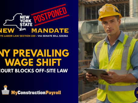 NY Prevailing Wage Shift Court Blocks Off-Site Law