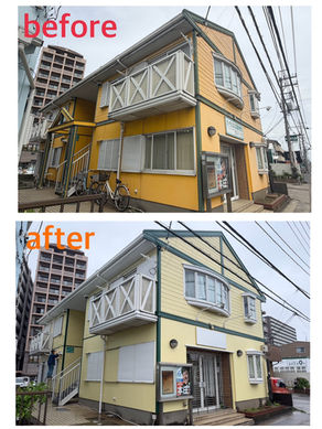 外壁屋根塗装工事【柏市・アパート】