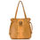 Thumbnail: Lions Gate Knocker Leather & Haircalf Tote Bag w/ Magic Wallet
