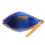 Thumbnail: Hand Painted Leather Cosmetic Pouch Wristlet Bohemian Floral