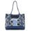 Thumbnail: "King Tut" Cobra Embossed Leather Knocker Organizer Tote