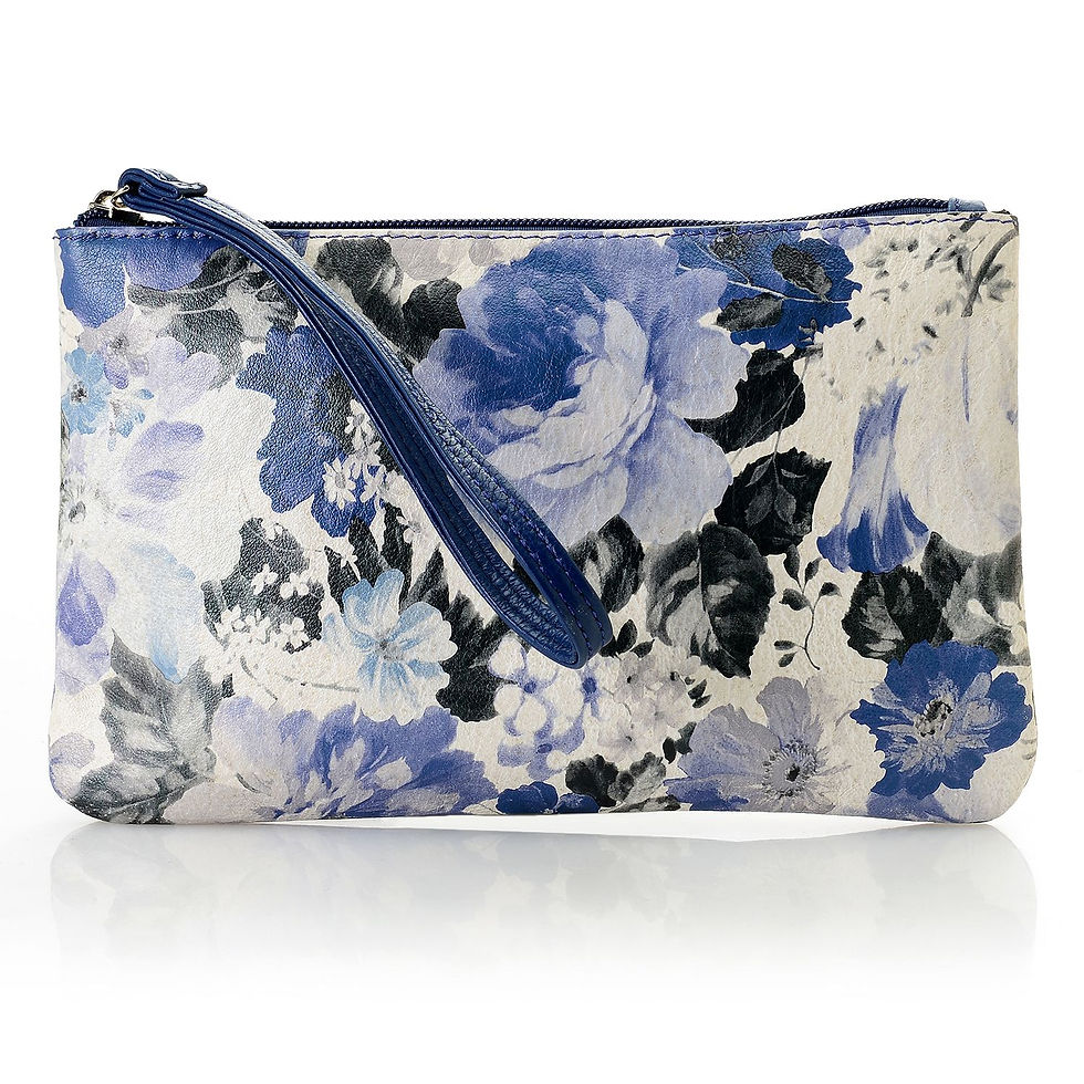 Thumbnail: "Basket of Love" Floral Applique Tote w/ Wristlet
