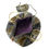 Thumbnail: Sharif Museum Stingray Embossed Leather Balloon Shaped Top Handle Bag w/ Strap