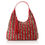 Thumbnail: "Cyprus" Haircalf & Leather Ruffle w/ Oversized Tassel Puller Hobo
