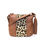 Thumbnail: "Mercer" Hair Calf Leather Whipstitch Crossbody