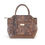 Thumbnail: Hexagon Prism Python Laser Cut Hair Calf Satchel