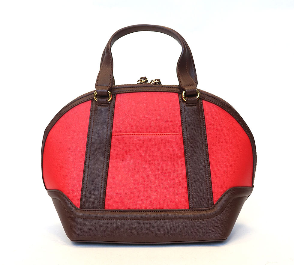 Thumbnail: Two-Toned Bowler Satchel
