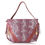 Thumbnail: "Anaconda Tears" Printed Leather Slouchy Tote Satchel