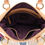 Thumbnail: "Andalusian Garden" Embroidered Canvas Leather Trim Satchel