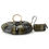Thumbnail: Sharif Museum Stingray Embossed Leather Balloon Shaped Top Handle Bag w/ Strap