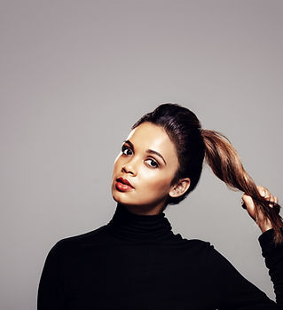Model in Black