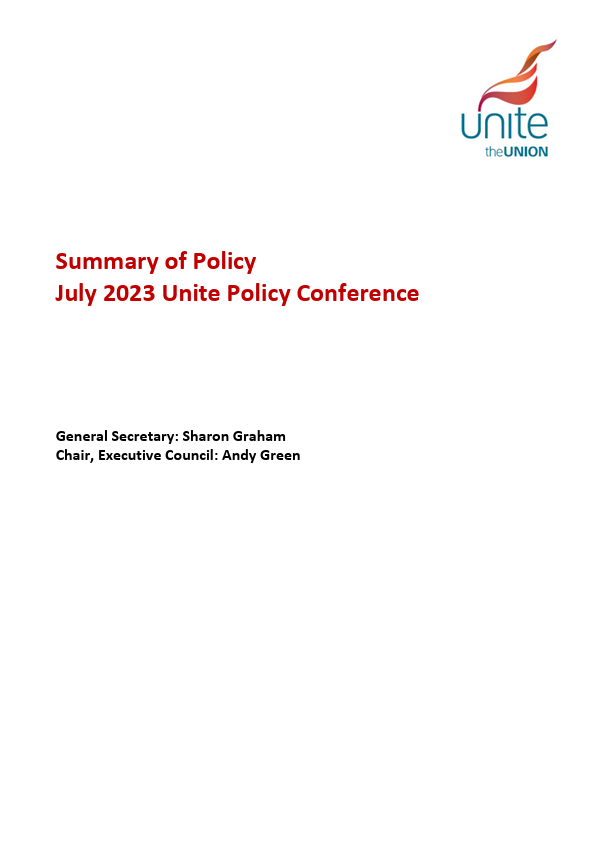 2023 Summary of Policy Conference Decisions