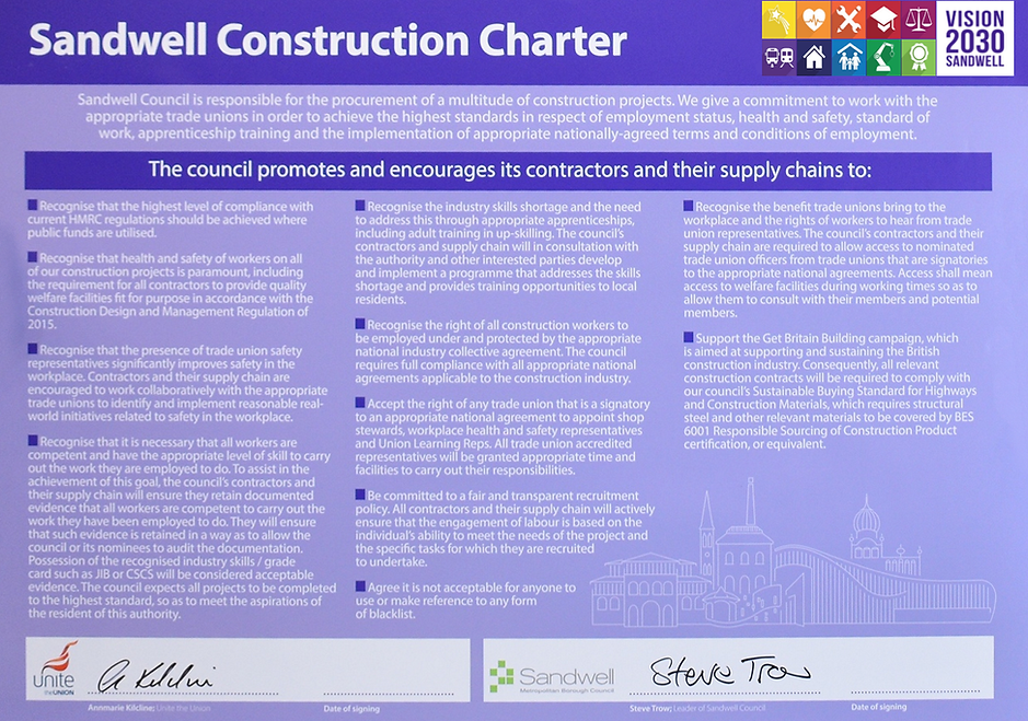 Sandwell Construction Charter