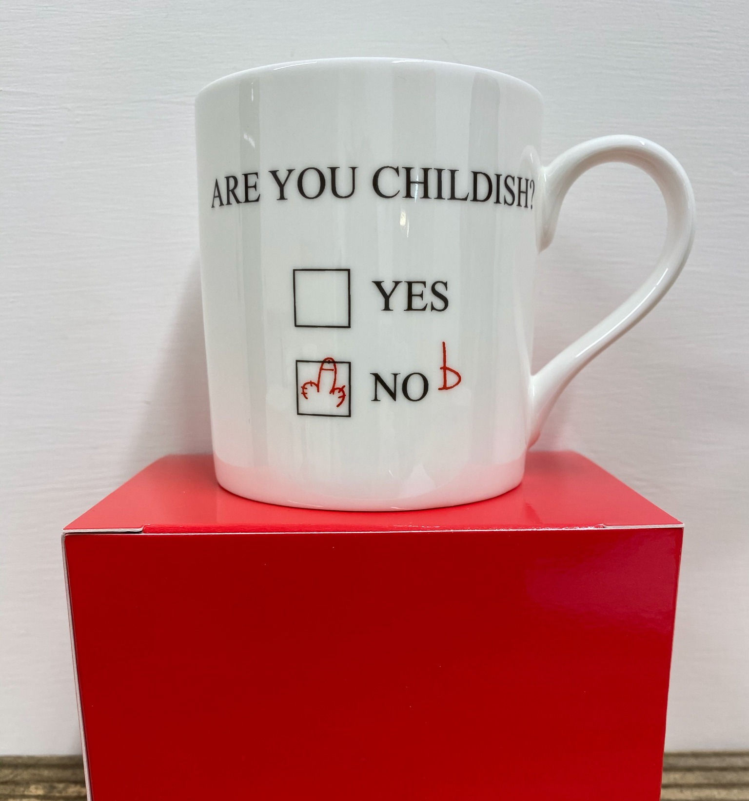 McLaggan China Mug - Genius - Childish
