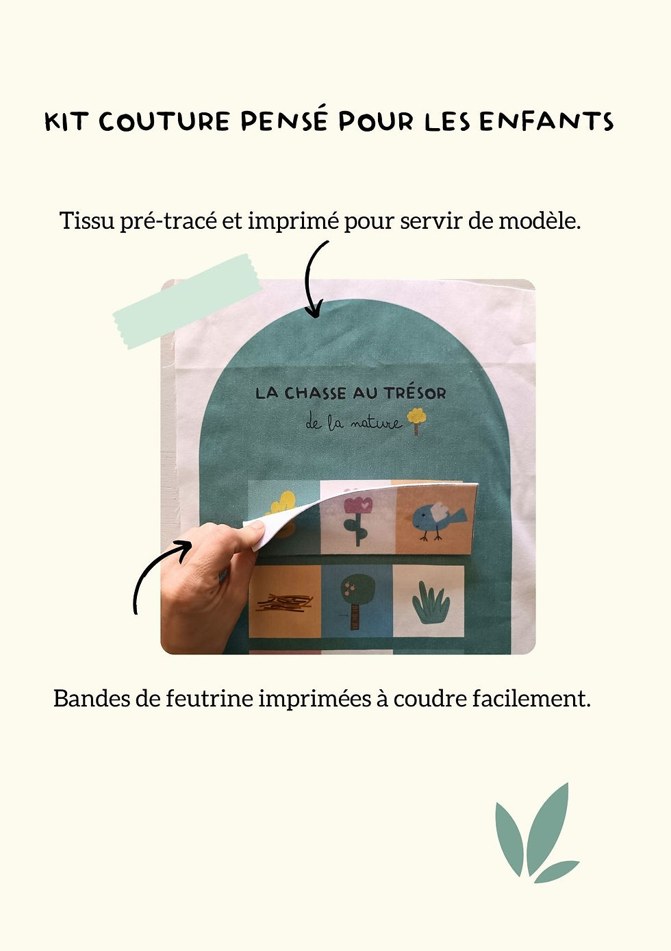 Miniature : LA CHASSE AU TRESOR DE LA NATURE - Kit couture enfant