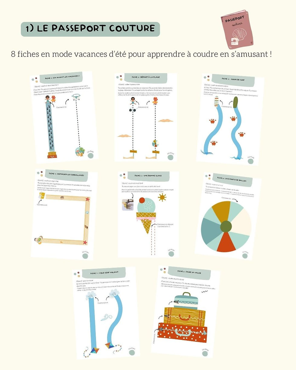 Miniature : 🌊La box couture de l'été - Dès 5/6 ans