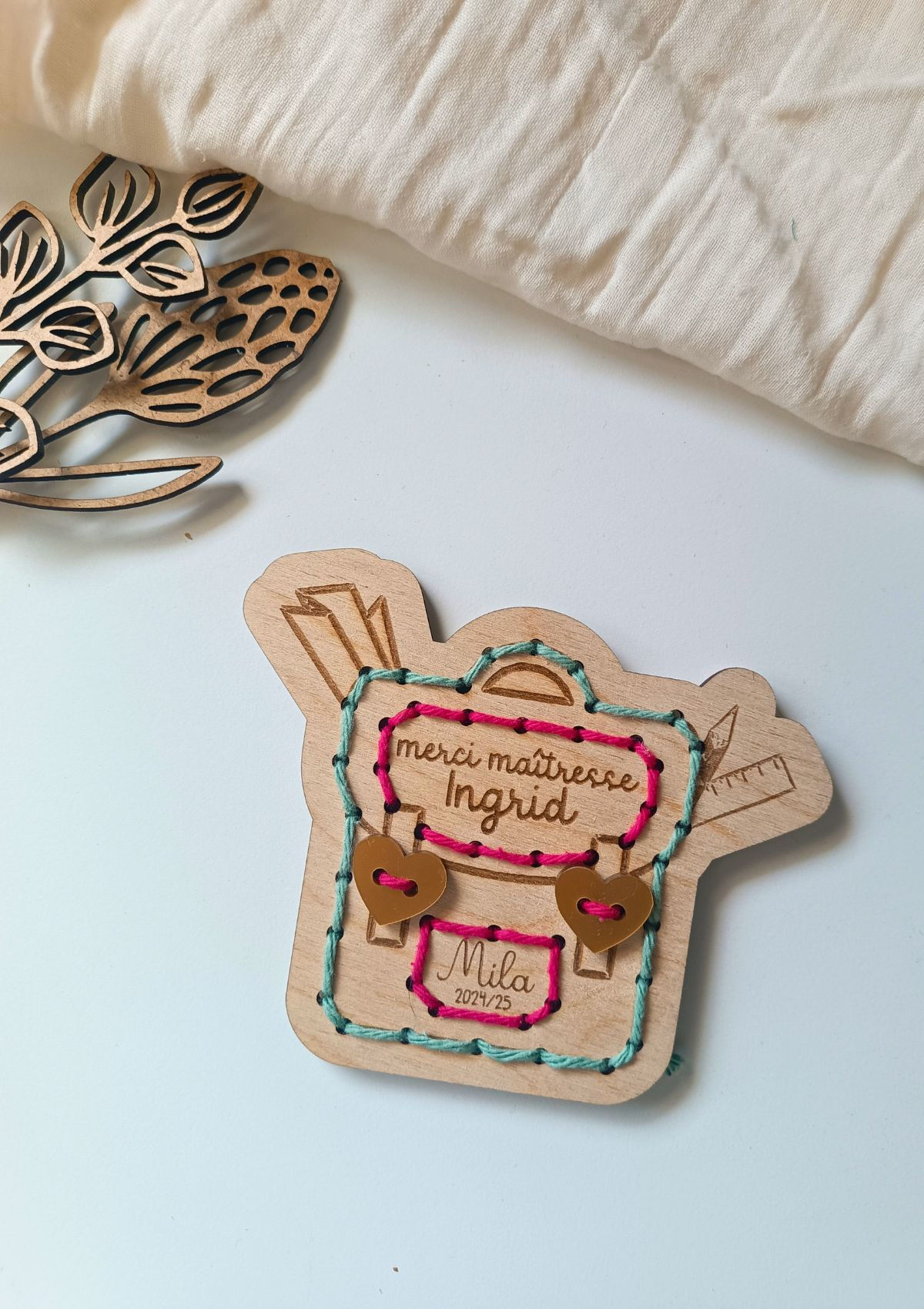 Cartable à coudre maîtresse