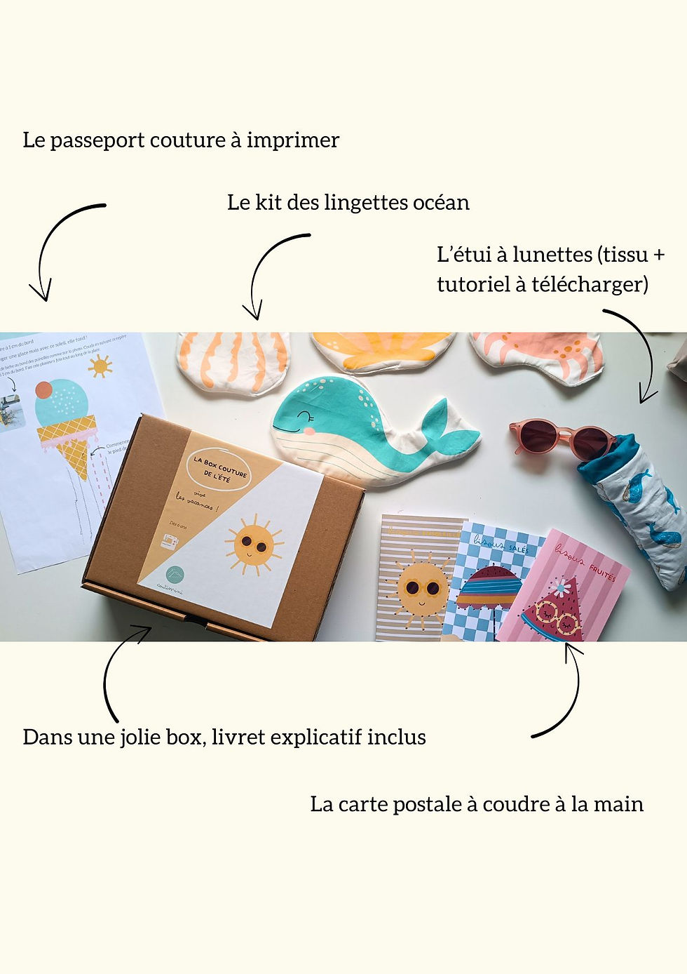 Miniature : 🌊La box couture de l'été - Dès 5/6 ans